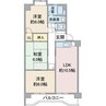 名古屋市営地下鉄東山線/藤が丘駅 徒歩10分 5階 築47年 3LDKの間取り