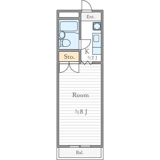 間取り図 愛知高速交通東部丘陵線<リニモ>/芸大通駅 徒歩18分 5階 築35年