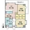 名古屋市営地下鉄東山線/藤が丘駅 徒歩5分 3階 築17年 2LDKの間取り