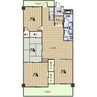 名古屋市営地下鉄東山線/藤が丘駅 徒歩8分 5階 築37年 4LDKの間取り
