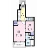 アステール ＡＯ Ⅰ 1SKの間取り