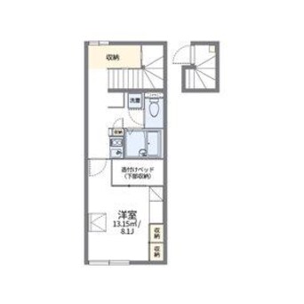 間取図 レオパレスABETA