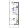 レオパレスGreenHills 1Kの間取り