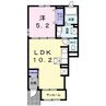アイギス（aigis） 1LDKの間取り