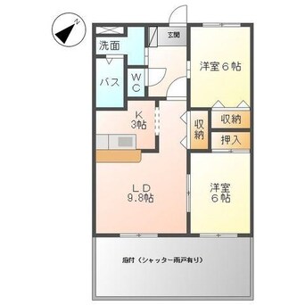 間取図 リバーホーム桜作