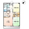 リバーホーム桜作 2LDKの間取り