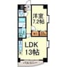 名古屋市営地下鉄東山線/一社駅 徒歩27分 5階 築24年 1LDKの間取り