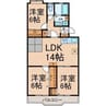 名古屋市営地下鉄東山線/一社駅 徒歩10分 3階 築43年 3LDKの間取り