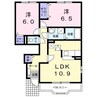 名古屋市営地下鉄東山線/藤が丘駅 バス:26分:停歩4分 1-2階 築20年 2LDKの間取り