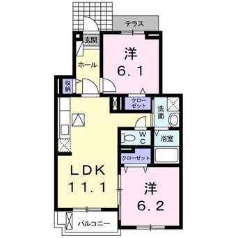 間取図 名古屋市営地下鉄鶴舞線/赤池駅 徒歩18分 1階 築14年
