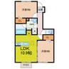 愛知高速交通東部丘陵線<リニモ>/杁ケ池公園駅 徒歩27分 1階 築7年 2LDKの間取り