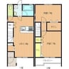 名古屋市営地下鉄東山線/藤が丘駅 徒歩7分 2階 築12年 2LDKの間取り