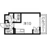 名古屋市営地下鉄東山線/藤が丘駅 徒歩15分 9-9階 築12年 1Rの間取り