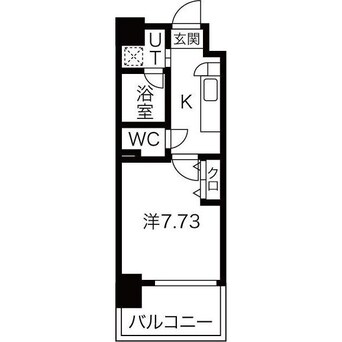 間取図 名古屋市営地下鉄東山線/藤が丘駅 徒歩15分 5階 築12年