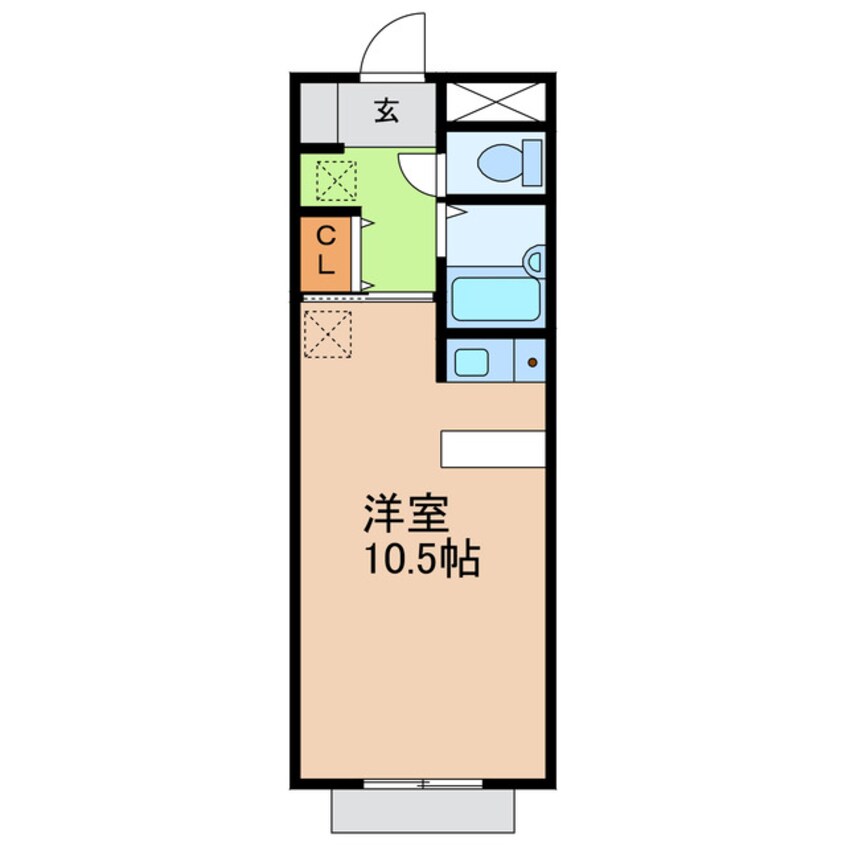 間取図 愛知高速交通東部丘陵線<リニモ>/杁ケ池公園駅 徒歩23分 2階 築16年