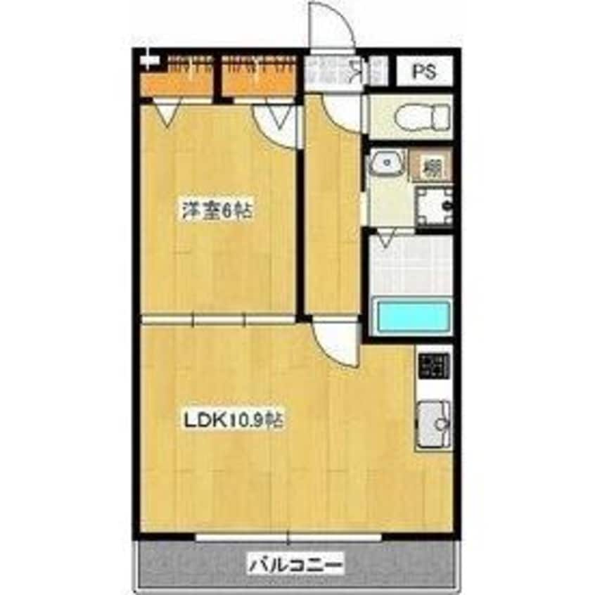 間取図 名古屋市営地下鉄鶴舞線/平針駅 徒歩8分 2階 築25年