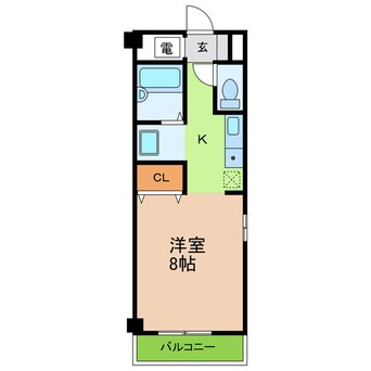 間取図 名古屋市営地下鉄東山線/一社駅 徒歩5分 1-4階 築30年