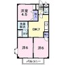 ファミール渡辺 3DKの間取り
