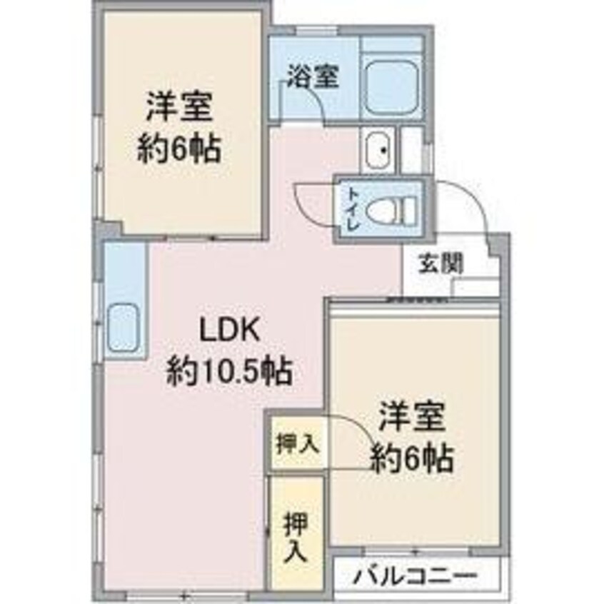 間取図 名古屋市営地下鉄東山線/上社駅 徒歩12分 3階 築51年