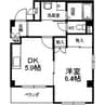 名古屋市営地下鉄鶴舞線/平針駅 バス:10分:停歩3分 1階 築24年 1DKの間取り