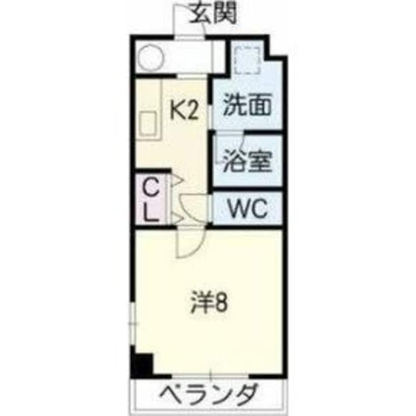 間取図 名古屋市営地下鉄東山線/本郷駅 徒歩2分 5階 築23年