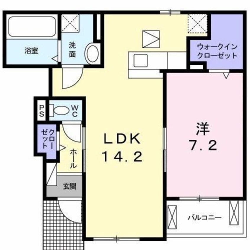 間取図 アンジュⅤ