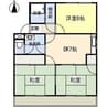 愛知高速交通東部丘陵線<リニモ>/杁ケ池公園駅 徒歩4分 2階 築39年 3DKの間取り