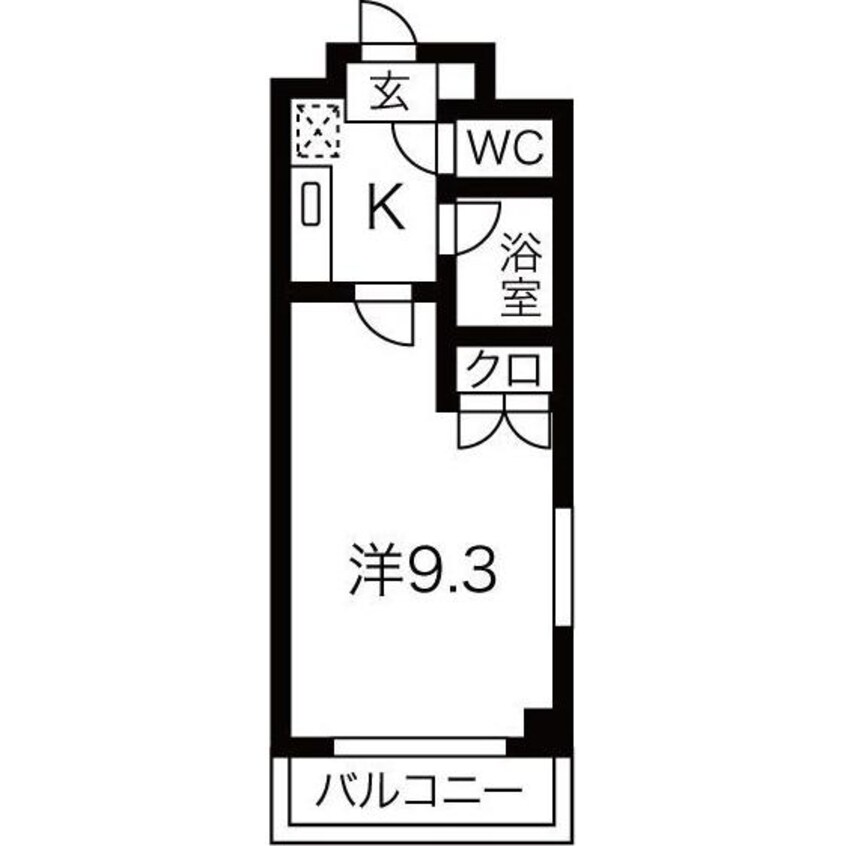 間取図 名古屋市営地下鉄東山線/藤が丘駅 徒歩8分 4階 築24年