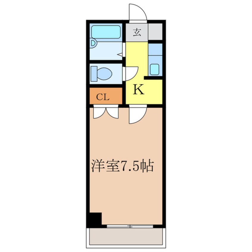 間取図 名古屋市営地下鉄東山線/本郷駅 徒歩24分 2階 築31年