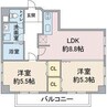名古屋市営地下鉄東山線/上社駅 徒歩6分 3階 築27年 2LDKの間取り