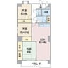名古屋市営地下鉄東山線/一社駅 徒歩2分 5階 築42年 3LDKの間取り