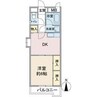 名古屋市営地下鉄東山線/一社駅 徒歩4分 4階 築35年 1DKの間取り