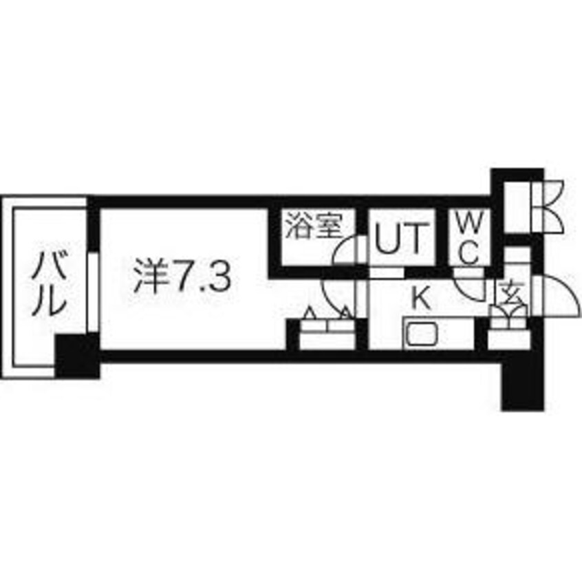 間取図 名古屋市営地下鉄東山線/上社駅 徒歩8分 2階 築18年