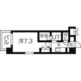 間取図 名古屋市営地下鉄東山線/上社駅 徒歩8分 6階 築18年