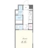 名古屋市営地下鉄東山線/上社駅 徒歩6分 6階 築16年 1Kの間取り