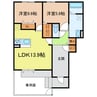 名鉄バス（日進市）/竹の山 徒歩4分 1階 建築中 2LDKの間取り