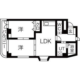 間取図 名古屋市営地下鉄東山線/一社駅 徒歩7分 3階 築30年
