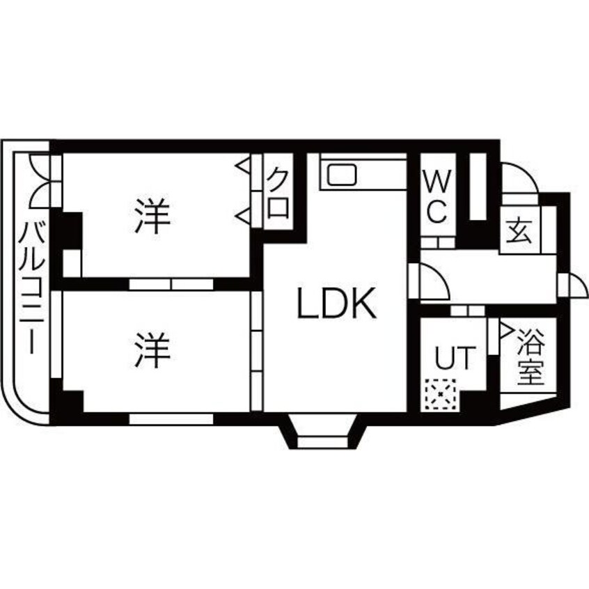 間取図 名古屋市営地下鉄東山線/一社駅 徒歩7分 3階 築30年