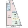 名古屋市営地下鉄東山線/星ヶ丘駅 徒歩27分 3階 築41年 2LDKの間取り