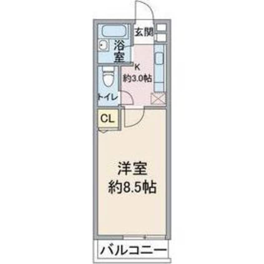 間取図 名古屋市営地下鉄東山線/一社駅 徒歩3分 1階 築57年