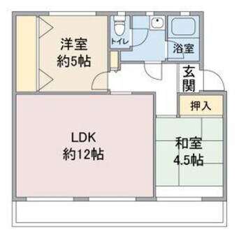 間取図 名古屋市営地下鉄東山線/本郷駅 徒歩13分 3階 築48年