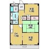 名古屋市営地下鉄鶴舞線/赤池駅 徒歩23分 2階 築30年 3DKの間取り