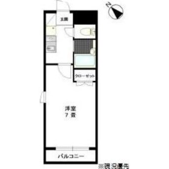 間取図 愛知高速交通東部丘陵線<リニモ>/杁ケ池公園駅 徒歩8分 2階 築30年