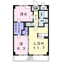 ソレアード山香の間取図