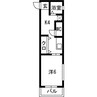 名古屋市営地下鉄東山線/藤が丘駅 徒歩10分 4階 築47年 1Kの間取り