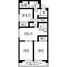 名古屋市営地下鉄東山線/藤が丘駅 徒歩10分 5階 築44年 3DKの間取り