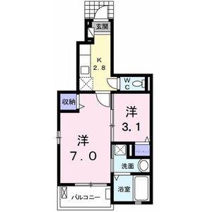 間取り図 名鉄豊田線/日進駅 徒歩5分 1階 築7年