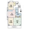 ラ.フォーレ杁ヶ池 3DKの間取り