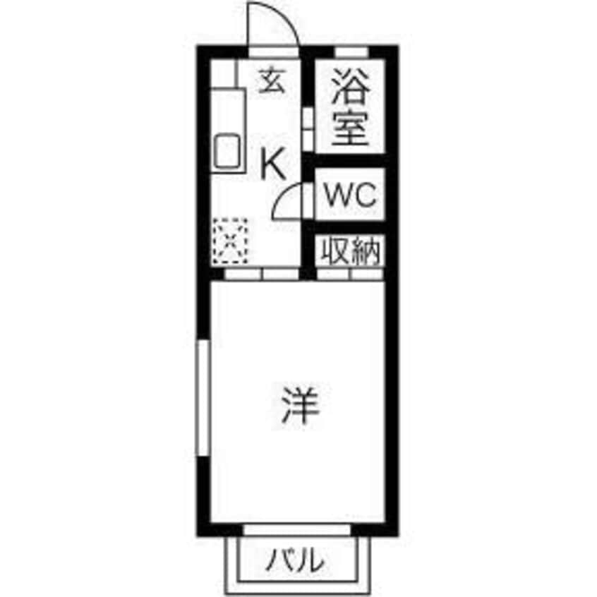 間取図 愛知高速交通東部丘陵線<リニモ>/公園西駅 徒歩30分 1階 築32年