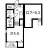 名古屋市営地下鉄東山線/藤が丘駅 徒歩11分 2階 築8年 1Kの間取り